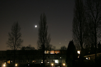Maan, Venus en Jupiter, 2 december 2008, De Bilt