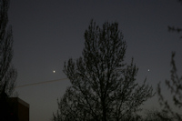 Venus en Mercurius, 8 april 2010, De Bilt