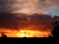 Sunset in Taos, New Mexico