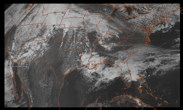 GOES Visible image on 22 may 2008 at 20:32 UTC